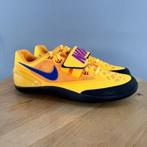 Nike Zoom Rotational 6 Mens Size 11 Throwing Shoes Citron Pulse Indigo Track NEW